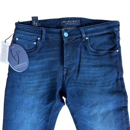 Handpicked Orvieto Slim Fit Jeans (Navy) (New)