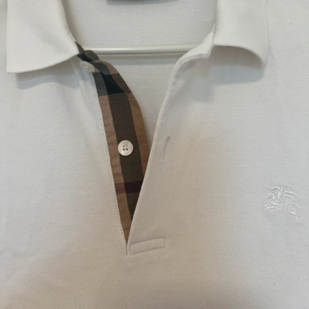 Burberry Polo Shirt (White)