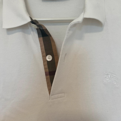 Burberry Polo Shirt (White)