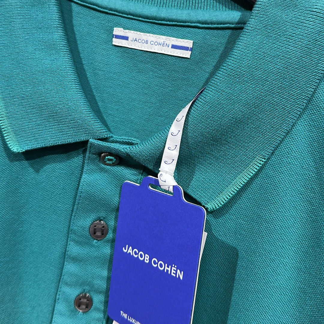 Jacob Cohën Polo Shirt (Teal) (New)