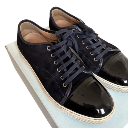 Lanvin Cap Toe Sneakers (Navy)