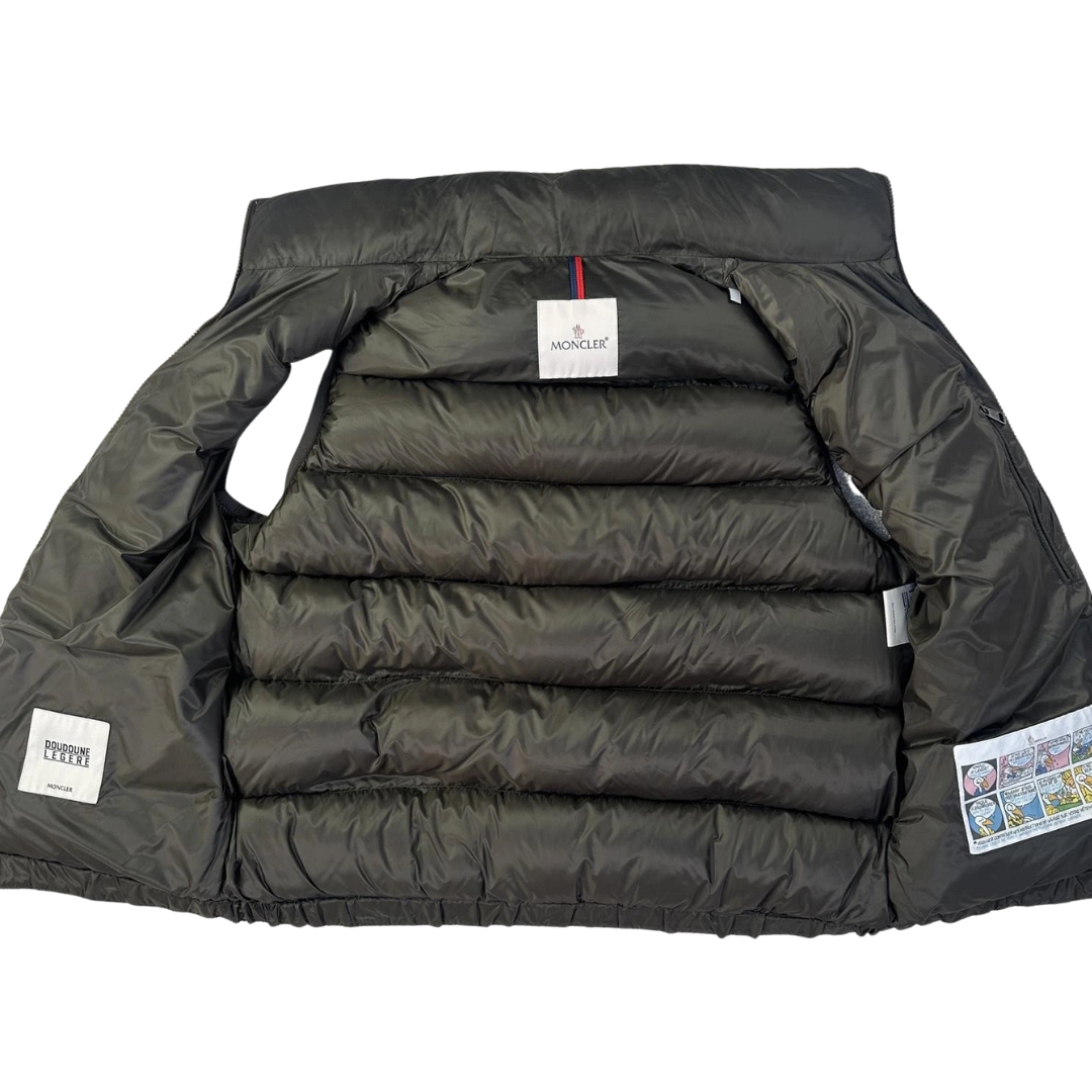 Moncler Sovex Gilet Down Vest (Dark Green)