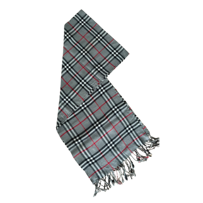 Burberry Scarf (Grey) (Vintage)