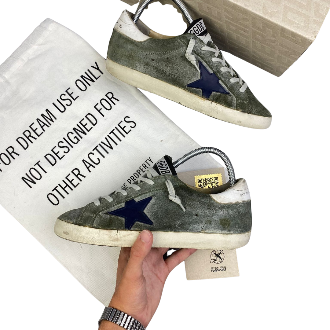 Golden Goose Superstar Sneakers (Khaki)