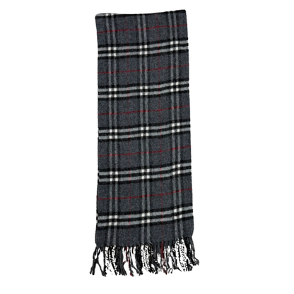 Burberry Scarf (Dark Grey) (Vintage)