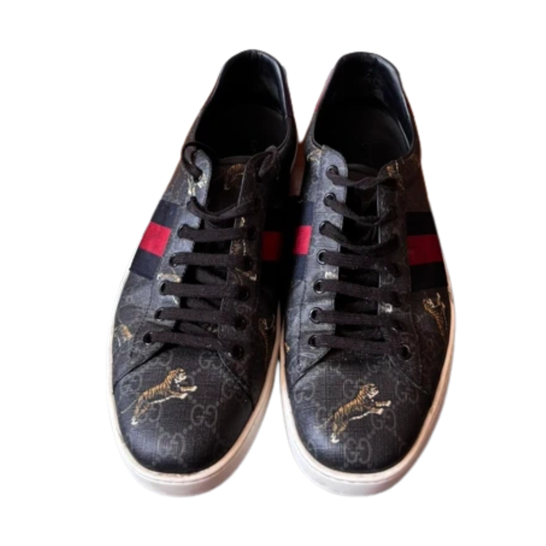 Gucci Ace Sneakers (Black)