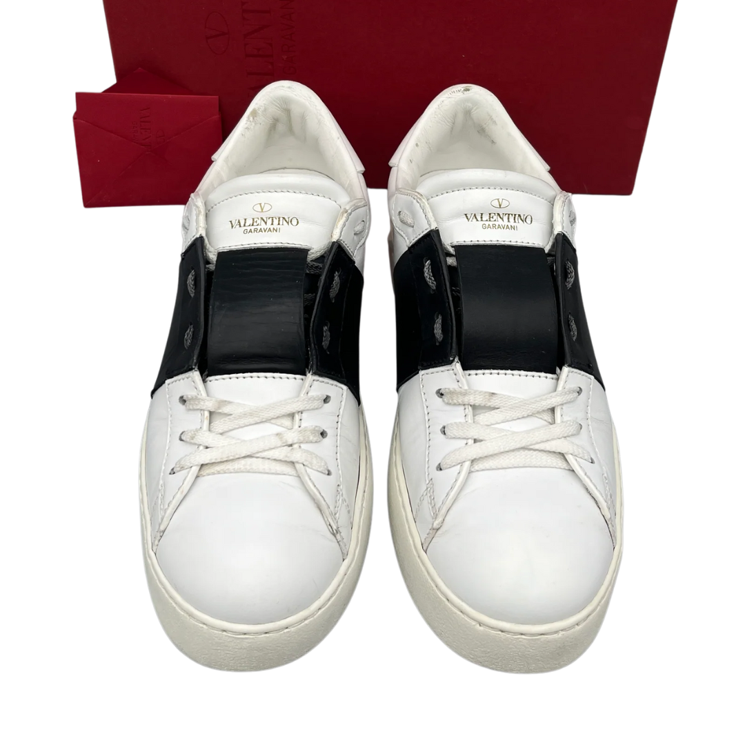 Valentino Garavani Open Sneakers (White Black)