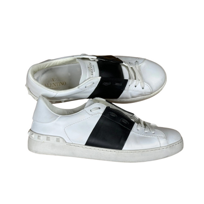 Valentino Garavani Open Sneakers (White Black)