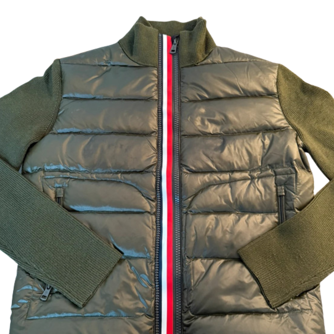 Moncler Maglione Tricot Cardigan Jacket (Dark Green)