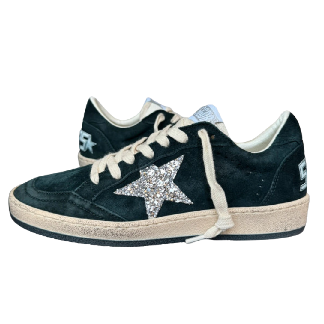 Golden Goose Ballstar Sneakers (Dark Green) (New) (Womens)