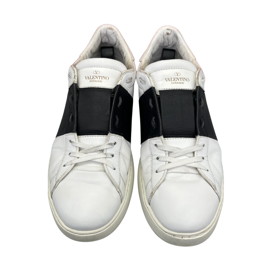 Valentino Garavani Open Sneakers (White Black)