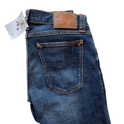 Nudie Tight Long John Slim Fit Jeans (Navy)