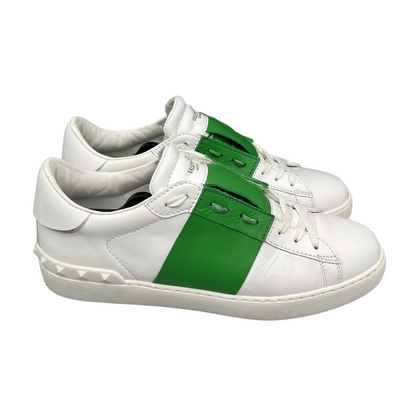 Valentino Garavani Open Sneakers (White Green)