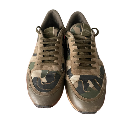 Valentino Garavani Rockrunner Sneakers (Khaki) 