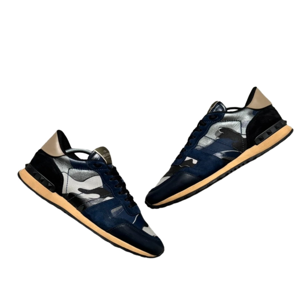 Valentino Garavani Rockrunner Sneakers (Navy)