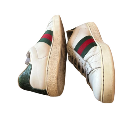 Gucci Ace Sneakers (White)