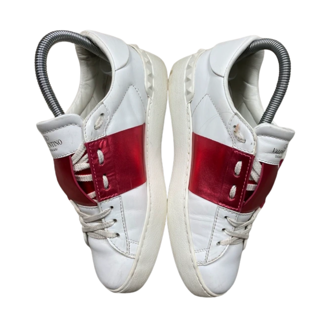 Valentino Garavani Open Sneakers (White Rose) (Womens)