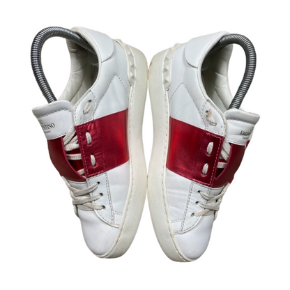 Valentino Garavani Open Sneakers (White Rose) (Womens)