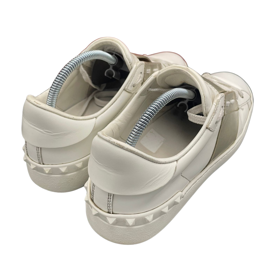 Valentino Garavani Open Sneakers (White Gold) (Women's)