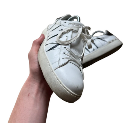 Valentino Garavani Open Sneakers (White Gold) (Women's)
