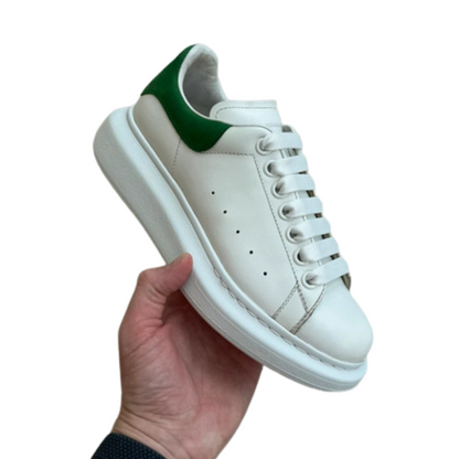 Alexander Mcqueen Sneakers (White Green) (Womens)