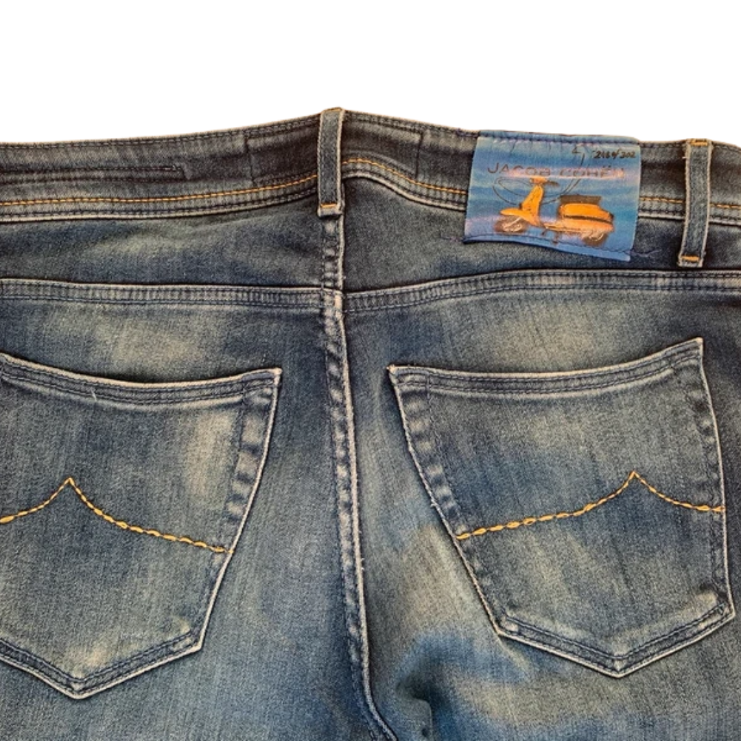 Jacob Cohën 622 Limited Edition Vespa Slim fit Jeans (Navy)