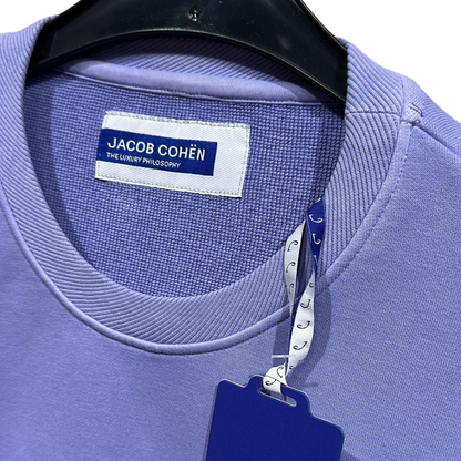 Jacob Cohën Crewneck Sweatshirt (Purple) (New)