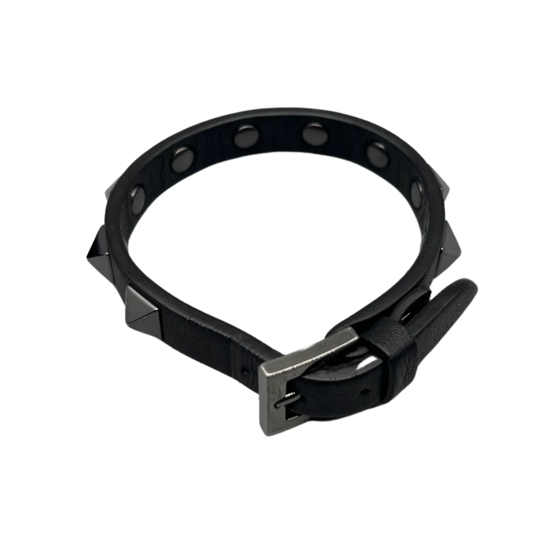 Valentino Garavani Rockstud Bracelet (Black)