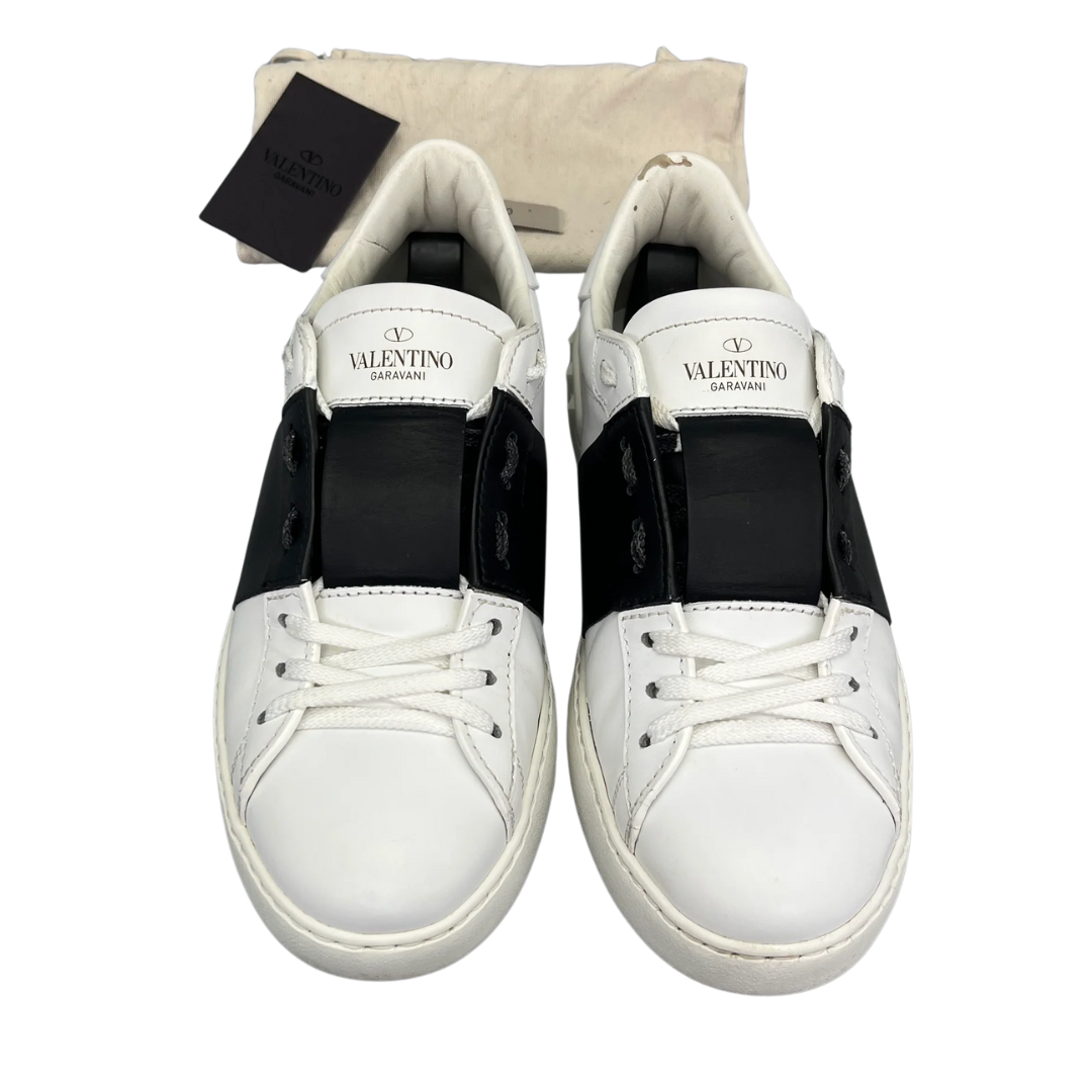 Valentino Garavani Open Sneakers (White Black)