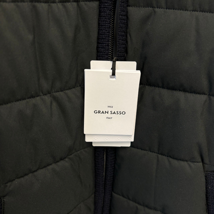 Gran Sasso Padded Cardigan (Navy) (New)