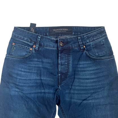 Handpicked Orvieto Slim Fit Jeans (Navy) (New)