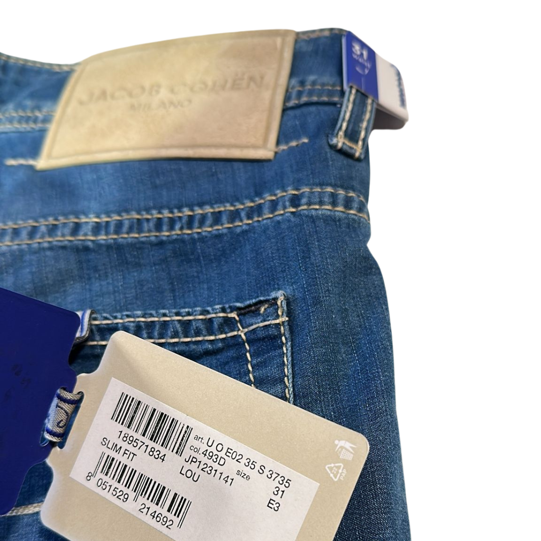 Jacob Cohën Lou Bermuda Shorts (Navy) (New)