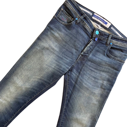Jacob Cohën Nick Slim Fit Jeans (Navy Blue)