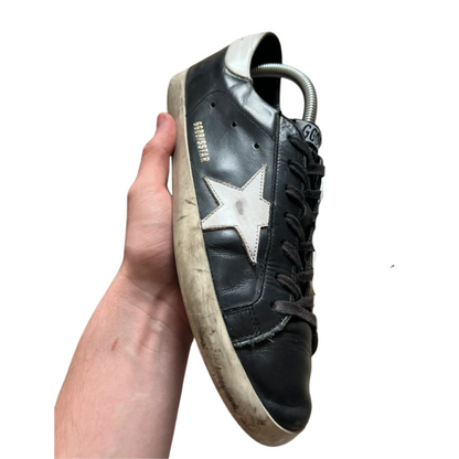Golden Goose Superstar Sneakers (Black)