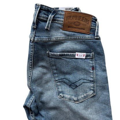 Replay Anbass Slim Fit Jeans (Blue) (New)