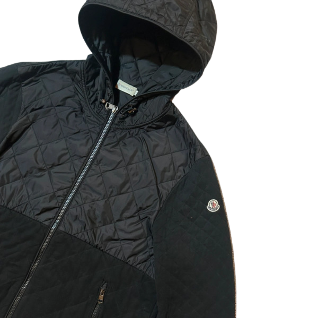Moncler Maglia Cardigan Jacket (Black)
