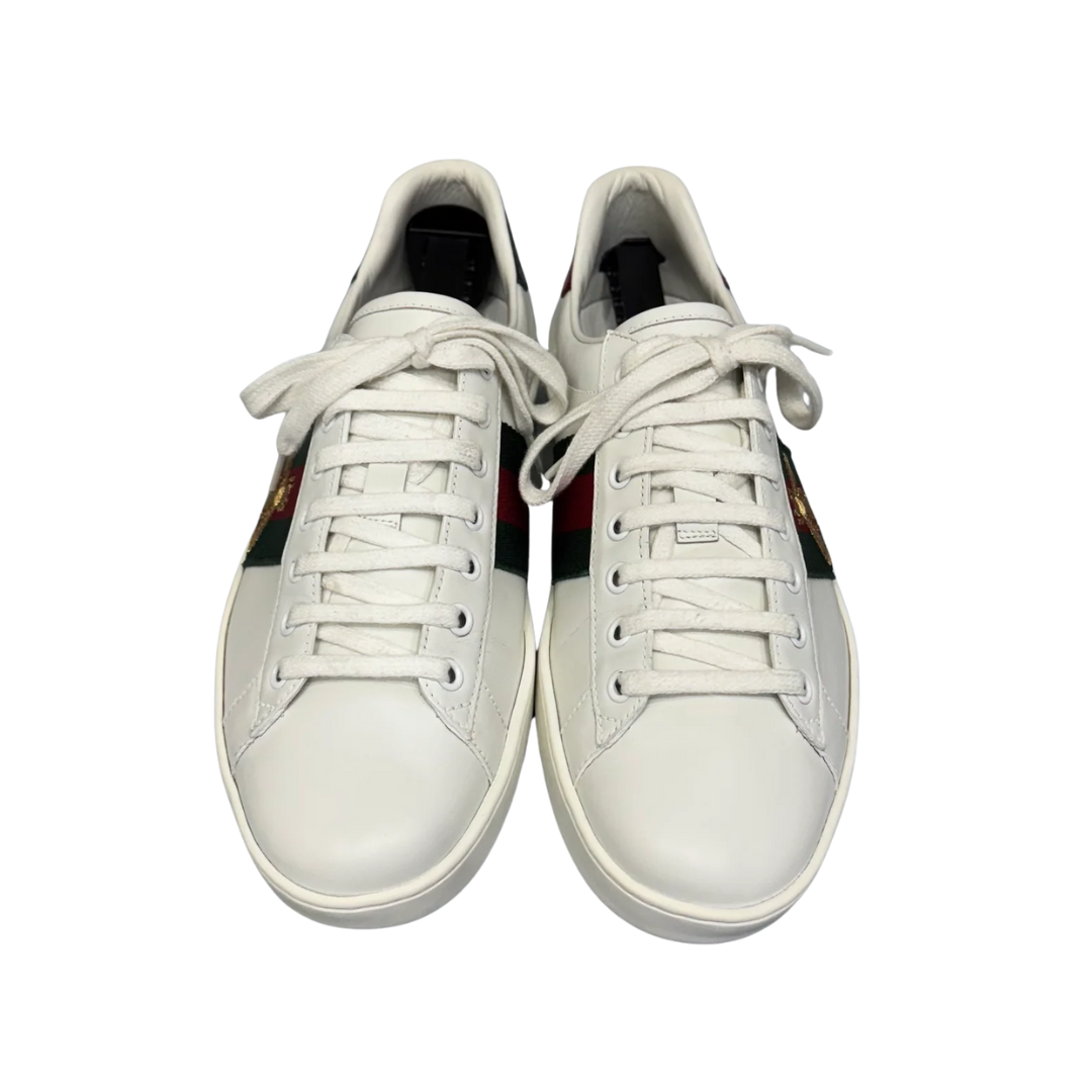 Gucci Ace Sneakers (White)