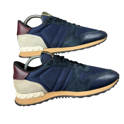 Valentino Garavani Rockrunner Sneakers (Navy)