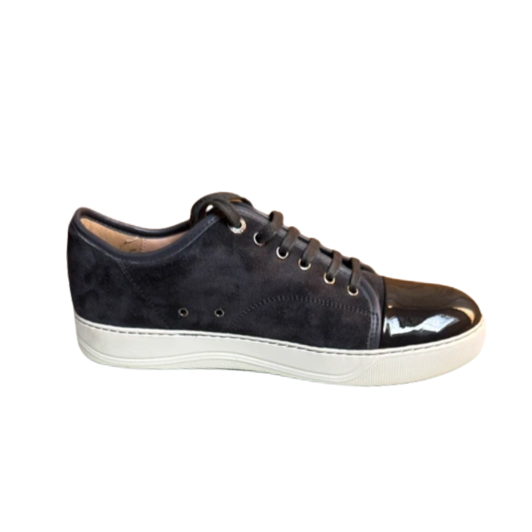 Lanvin Cap Toe Sneakers (Dark Grey)