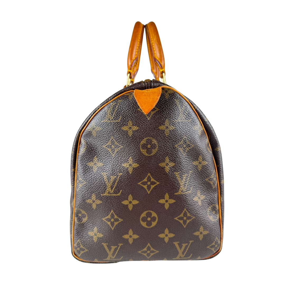 Louis Vuitton Speedy 30 Monogram Handbag (Brown) (Vintage)