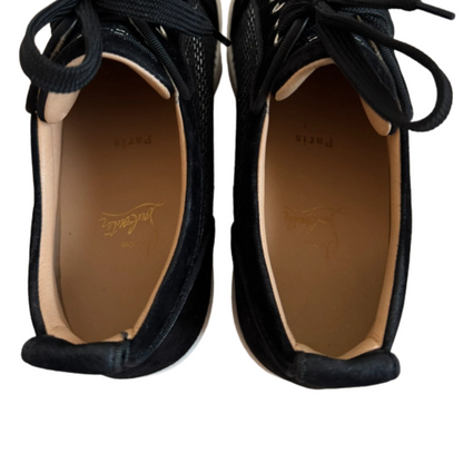 Christian Louboutin Louis Junior Spike Sneakers (Black)