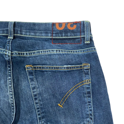 Dondup Ritchie Distressed Skinny Fit Jeans (Navy)