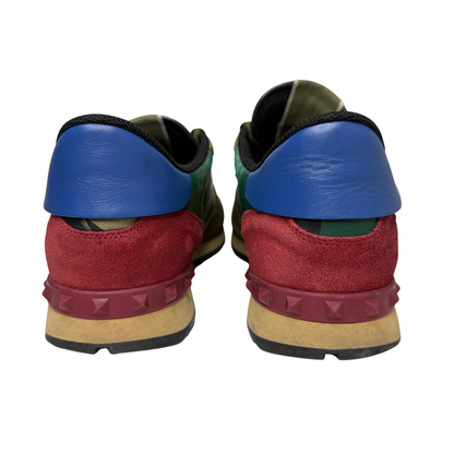 Valentino Camouflage Rockrunner Sneaker (Geen & Red)