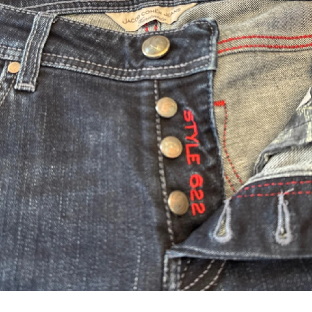 Jacob Cohën 622 Slim Fit Jeans (Navy)