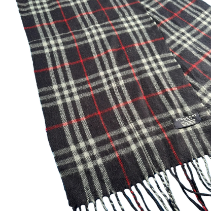 Burberry Scarf (Navy) (Vintage)