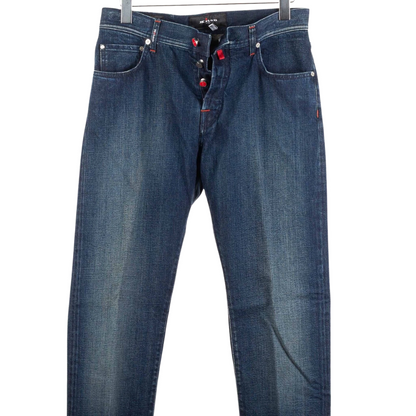 Kiton Napoli Slim Fit Jeans (Navy) (New)