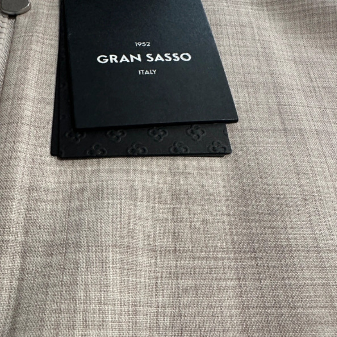 Gran Sasso Cardigan Zip Jacket (Beige) (New)
