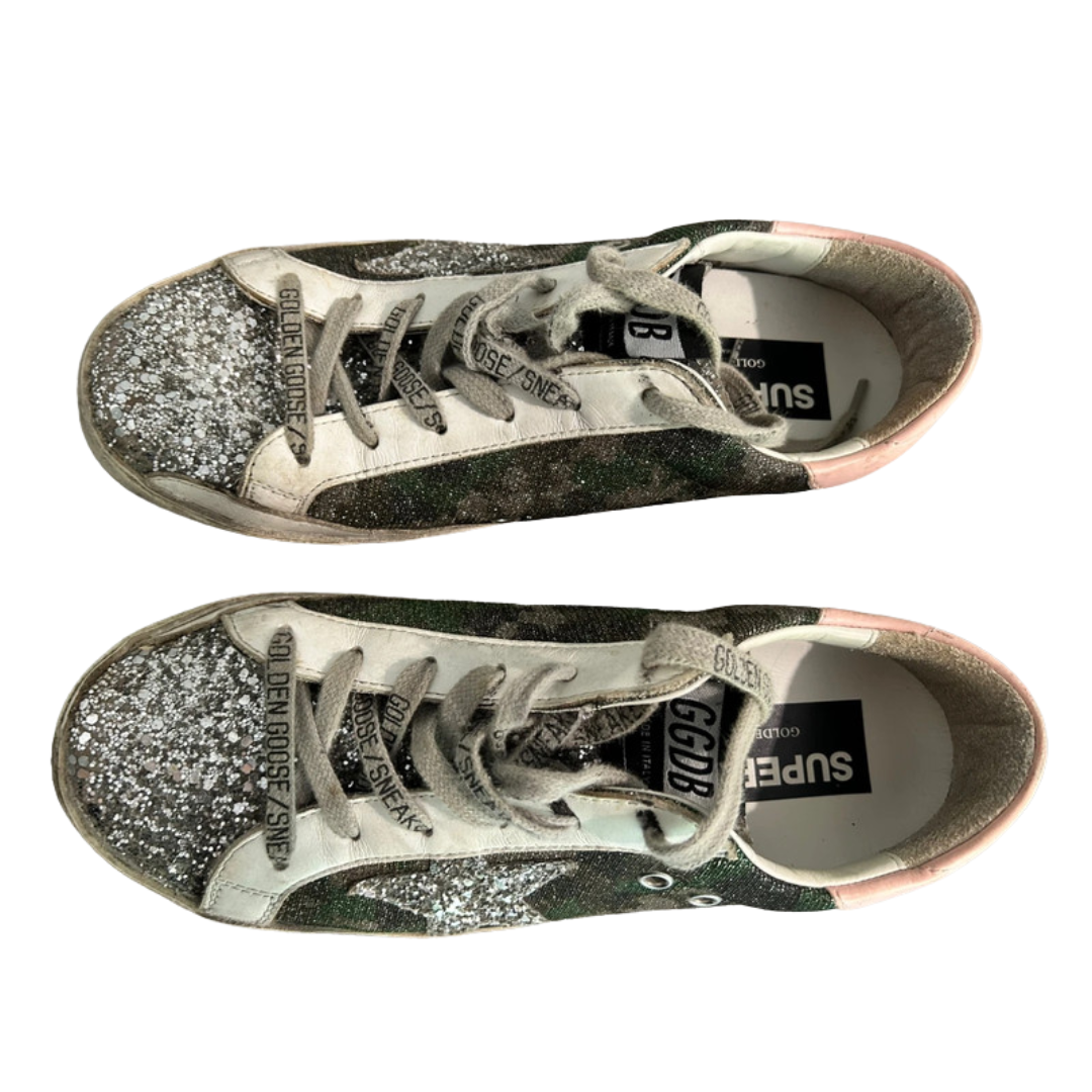 Golden Goose Superstar Sneakers (Camo) (Women's)