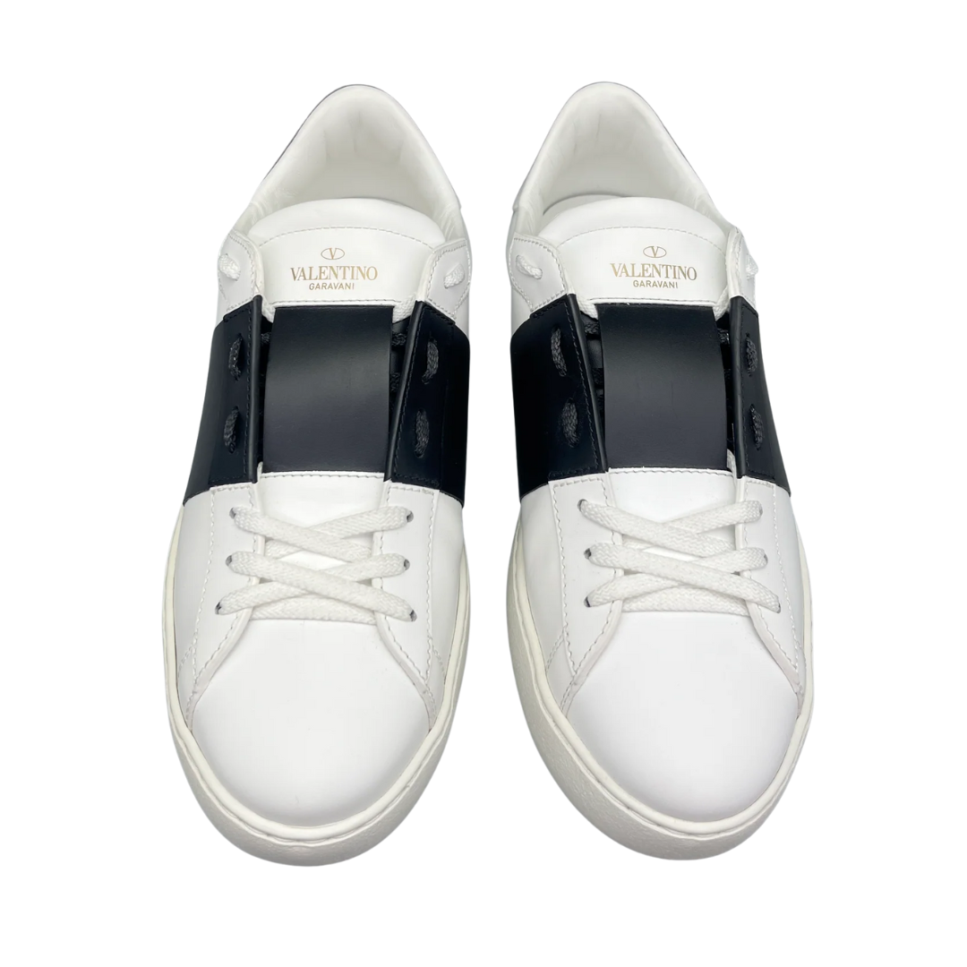 Valentino Garavani Open Sneakers (White Black)
