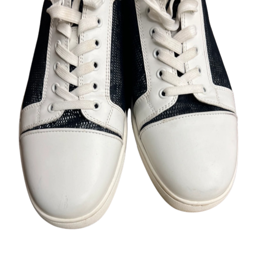 Christian Louboutin Louis Junior Sneakers (White Black)